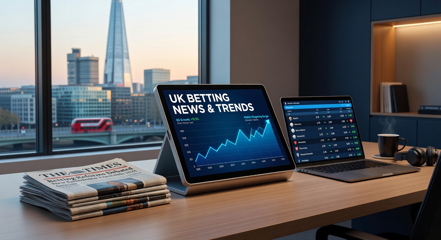 Graph showing UK gambling industry gross gambling yield trends from the Gambling Commission's latest quarterly report