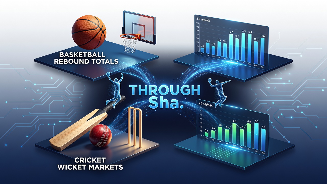 Diagram showing how free bet credits flow between basketball rebound props and cricket wicket props in bookmaker systems