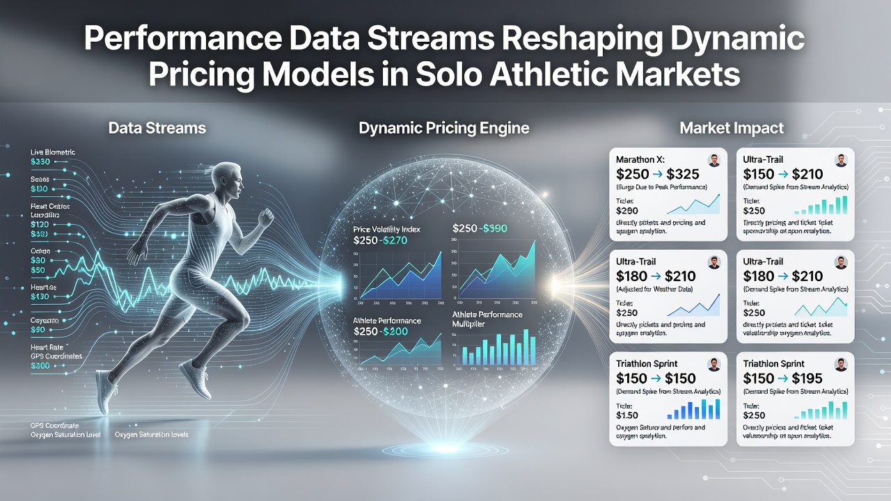 Dashboard showing dynamic odds adjustments based on athlete performance metrics in solo athletic events