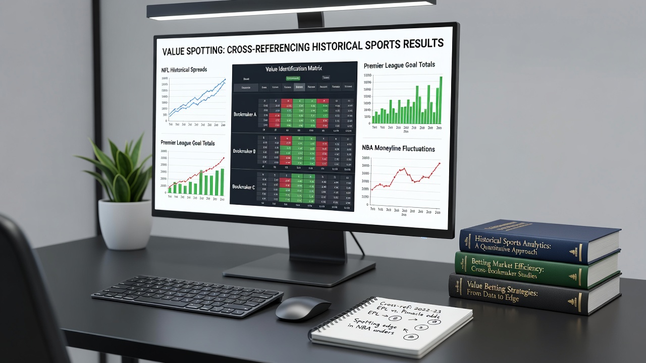 Comparison charts showing historical win rates and bookmaker odds discrepancies across tennis and horse racing events
